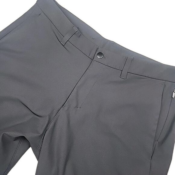 Mens Lululemon Commission Pant Slim Fit 36x32 Warpstreme LM5AF3S Black
